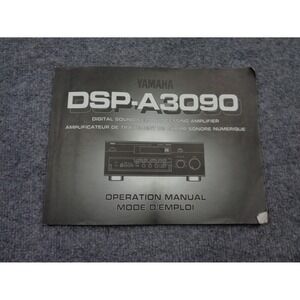Yamaha DSP-A3090 Digital Sound Field Amplifier Owners Manual OEM 1990s